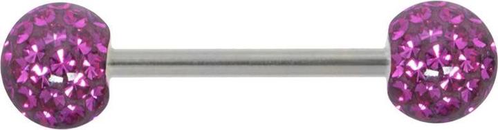 Bijouteria Brustpiercing (Epoxiharz, Kristall, Chirurgenstahl 316L)