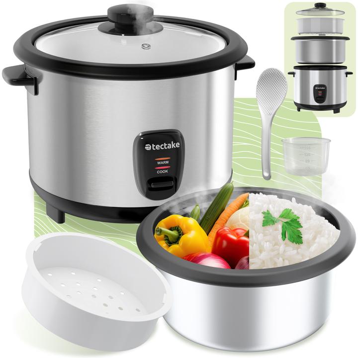 Produktbild tectake Reiskocher mit Dampfgareinsatz