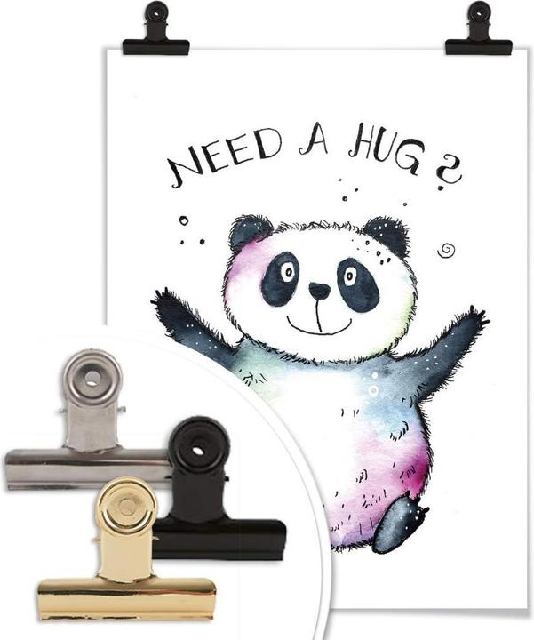 Image du produit Trenddeko panda heureux (40 x 50 cm)