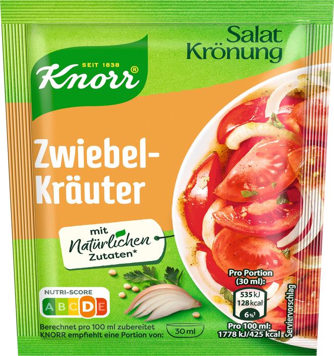 Produktbild Knorr Salatkrönung Zwiebel Kräuter Dressing 5er-Pack ergibt 450 ml (57 g)