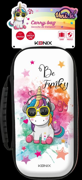 Produktbild Konix Mythics Pro Carry Case Unicorn be funky (Switch, Switch Lite, Switch OLED)