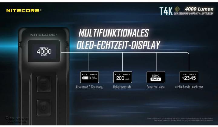 Produktbild Nitecore T4K - 4000 Lumen (8.20 cm, 4000 lm)