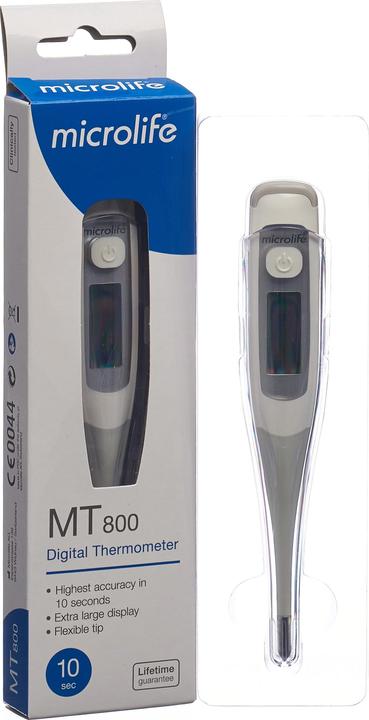 Actual product image Microlife Rod thermometer digital flexible tip MT 800 10 seconds (Non-contact)