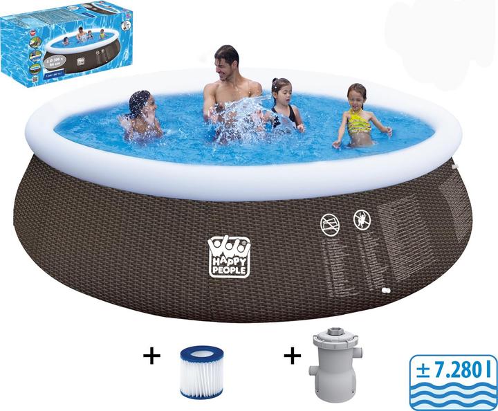 Produktbild Happy People Quick Up Pool Set