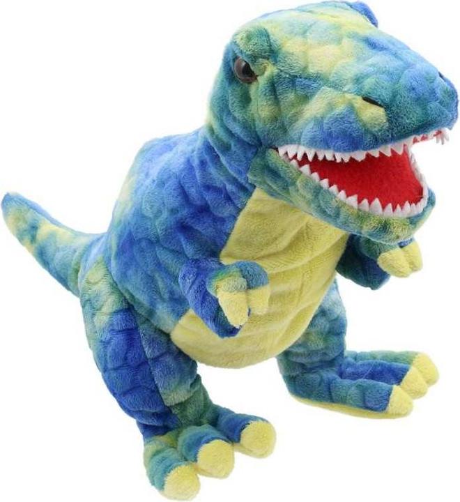 Actual product image The Puppet Company Hand Puppet Baby T-Rex Blue