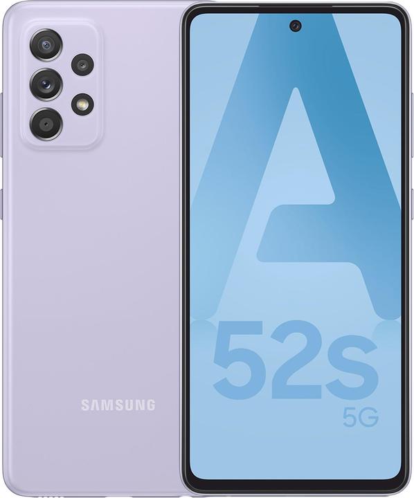 Samsung Galaxy A52s (128 GB, Awesome Violet, 6.50", Hybrid Dual SIM, 5G)