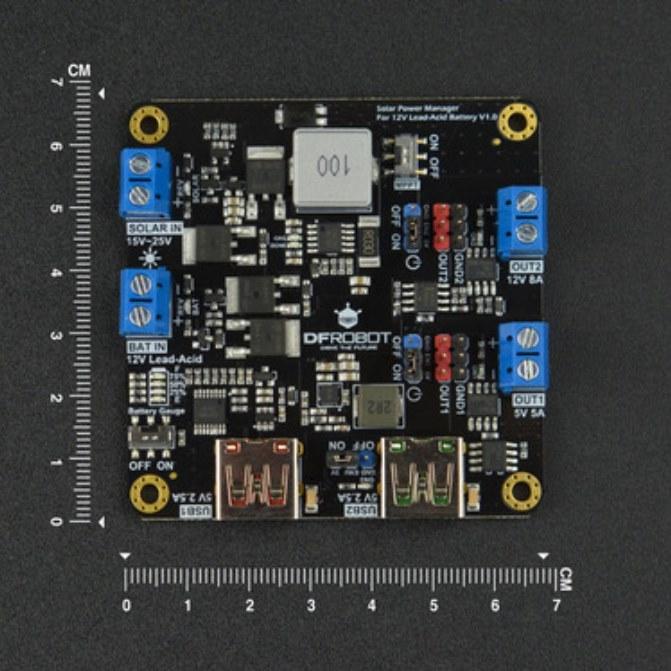 Produktbild DFRobot Solarstrom Manager für 12V Bleibatterien