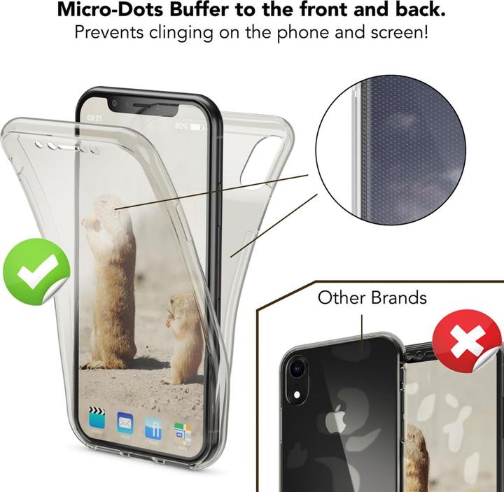 Actual product image Nalia 360 degree cell phone case (Apple iPhone XR)