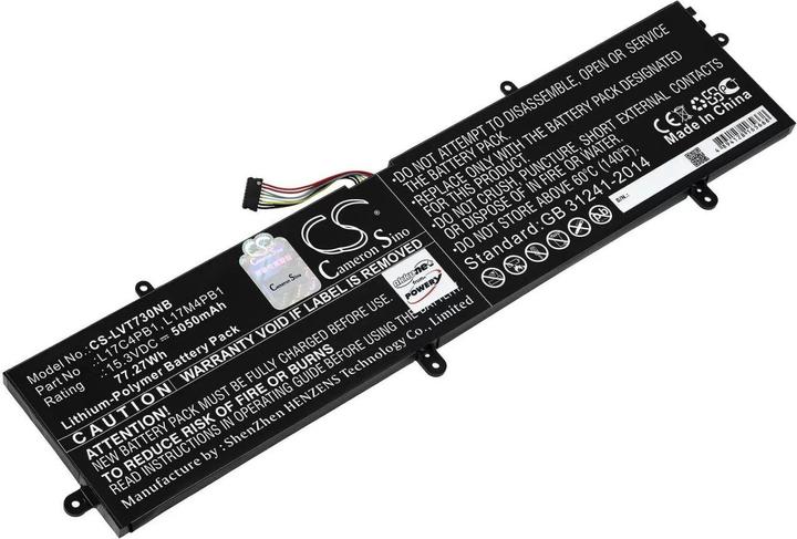 Actual product image AccuCell Battery Lenovo IdeaPad 720S-15IKB, V730-15, type L17M4PB1 etc. (5050 mAh)