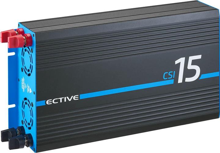 Actual product image Ective CSI 15 Sinus-Wechselrichter 1500W 12V mit Netzvorrangschaltung und Ladegerät (CH-Stecker)