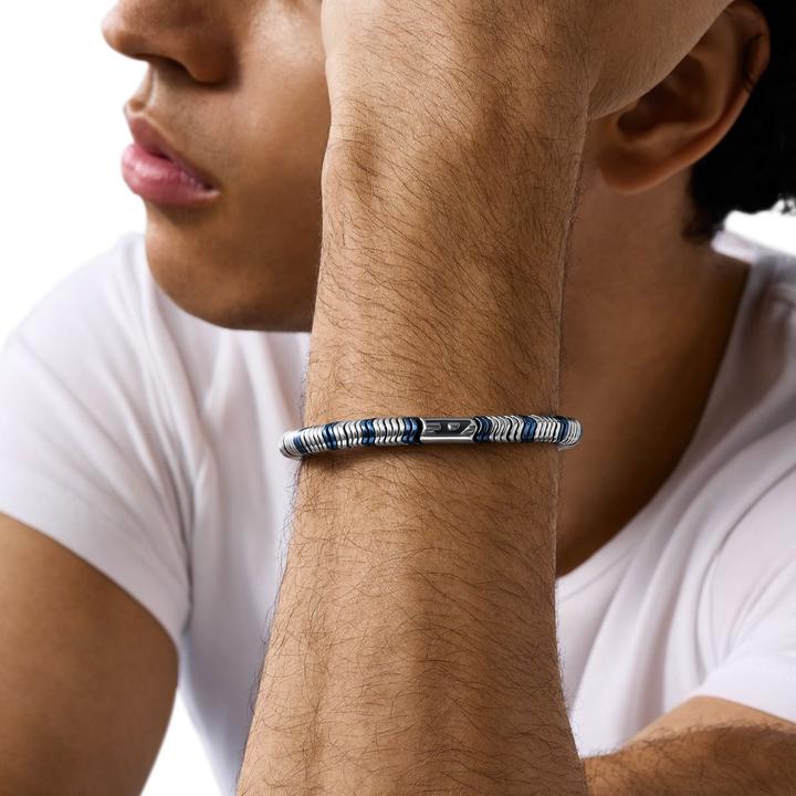 Immagine prodotto Diesel Armband D LOGO (18.30 cm, Acciaio inossidabile, Pietra semipreziosa)