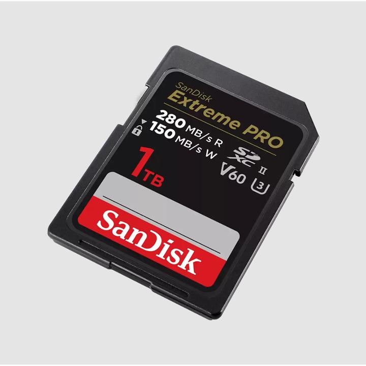 Actual product image SanDisk Extreme PRO UHS-II V60 (1000 GB, SDXC, U3, UHS-II)