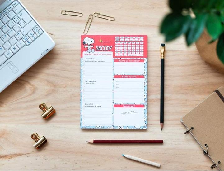 Actual product image Peanuts Snoopy - Daily planner 54 A5 pages (A5)