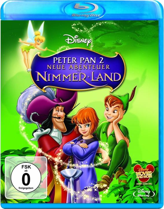 Produktbild Peter Pan 2 Neue Abenteuer in Nimmerland (Blu-ray, 2002, Niederländisch, Spanisch, Englisch, Deutsch, Portugiesisch, Französisch)