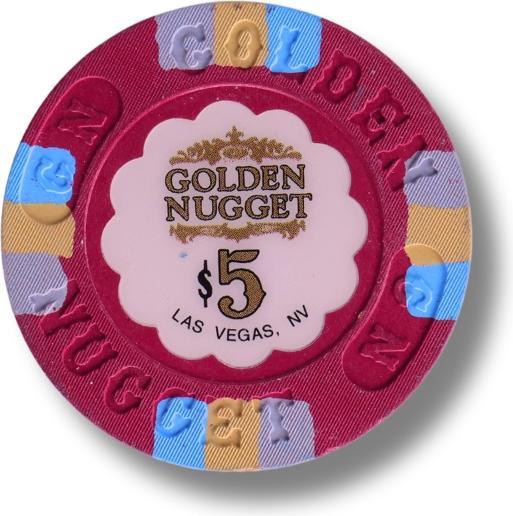 Produktbild Casinoshop 5 Dollar Chip Golden Nugget Las Vegas