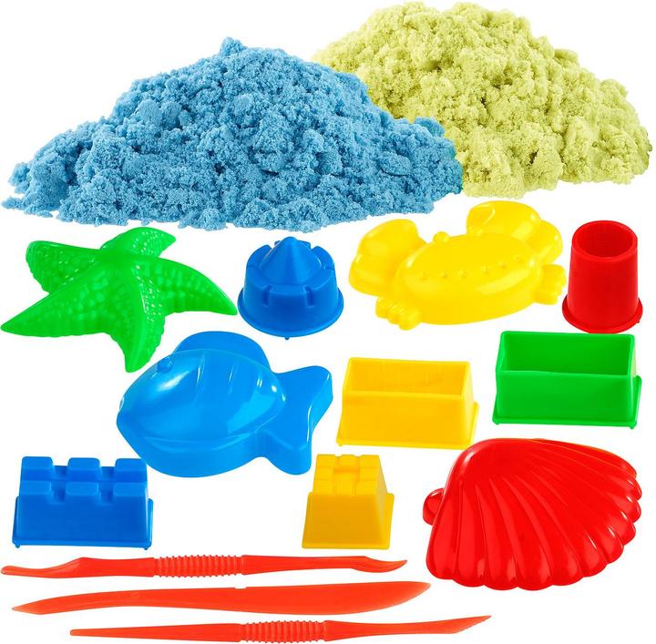 Produktbild Playtastic Kinetischer Sand mit Sand-Formen und Werkzeug
