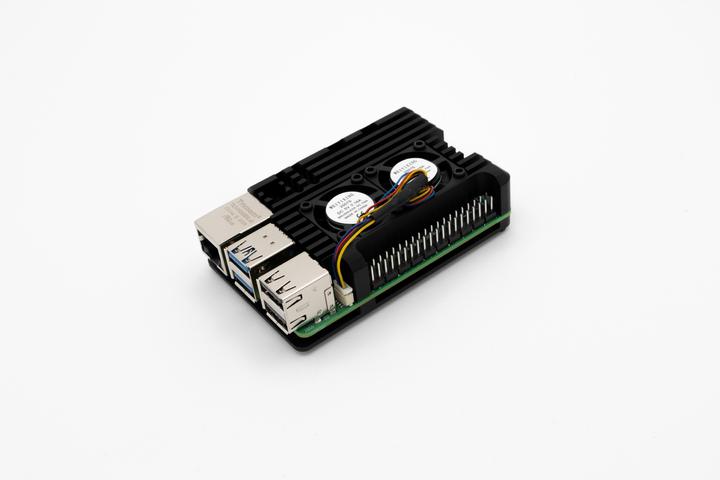 Produktbild HutoPi Aluminum case double fan for Raspberry Pi 5