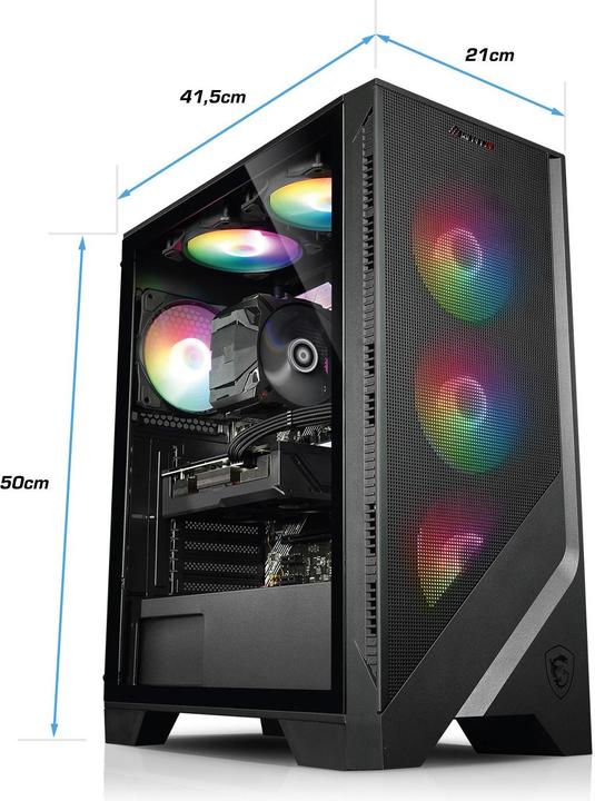Produktbild Kiebel Firebolt 11 (Intel Core i9-11900KF, 32 GB, 1000 GB, GeForce RTX 3050)