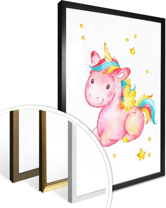 Produktbild Trenddeko Pinky the Unicorn (24 x 30 cm)