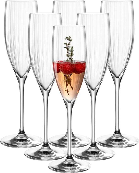 Image du produit Leonardo Flûte à champagne Poesia 250 ml, 6 pièces, Transparent (25 cl, 6 Verres, Flûtes à champagne)