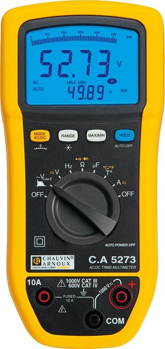 Produktbild Chauvin Arnoux Hand-Multimeter digital C.A 52 (CAT IV 600V, CAT III 1000V)