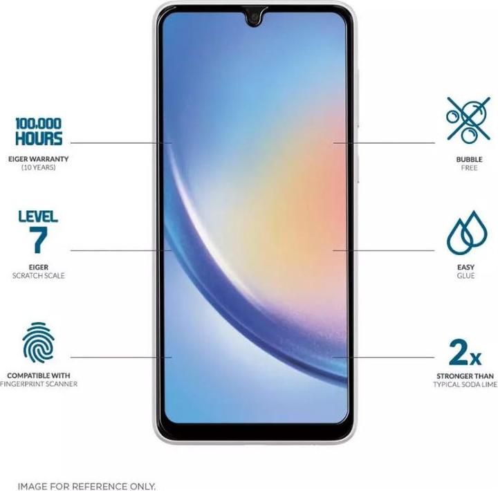 Produktbild Eiger Mountain Glass Clear Edge (1 Stück, Samsung Galaxy A34 5G)