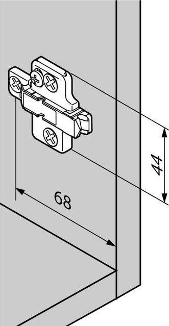 Actual product image Blum Clip (Corner connectors, 1 pcs.)