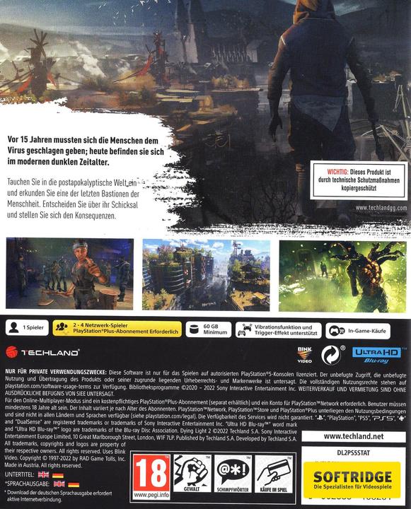 Immagine prodotto Techland Dying Light 2 Stay Human (PS5, DE, FR)