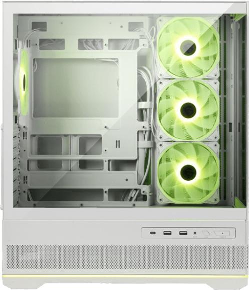 Actual product image MSI GEH Midi MAG PANO 110R PZ WHITE (ATX, mATX, Mini-ITX)