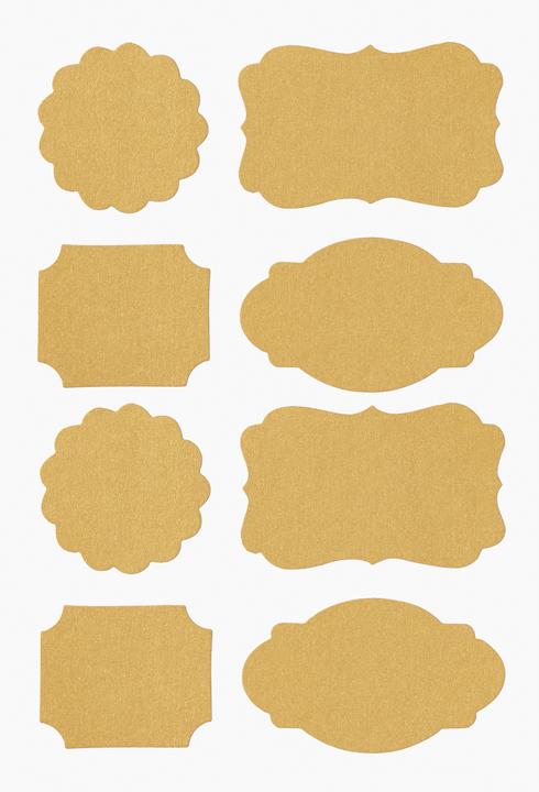 Produktbild Hobby Fun Papier Sticker "Etiketten", 32 Stück