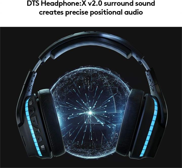 Actual product image Logitech G G935 Wireless 7.1 Surround Sound LIGHTSYNC for Gaming - 2.4 GHz - EMEA (Wireless)