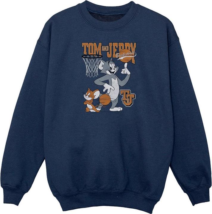 Tom & Jerry Spinning Basketball Sweatshirt Jungen