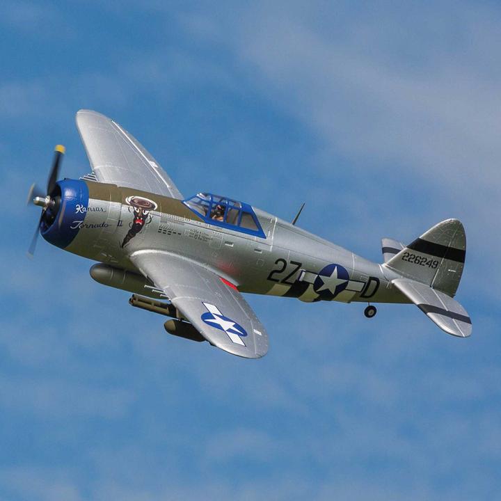 Actual product image E-Flite FLIEGER P-47 RAZORBA. 1200mm EP BNP BNF BASIC (Warbird)