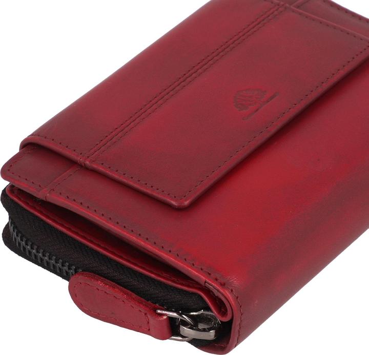 Actual product image Greenburry Destressed Geldbörse RFID Schutz Leder 13.5 cm