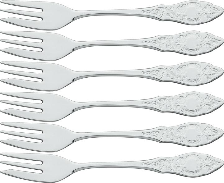 Produktbild Zwilling Besteck OSTFRIESEN 6 Kuchengabeln Edelstahl poliert (6 Stück, Gabel)