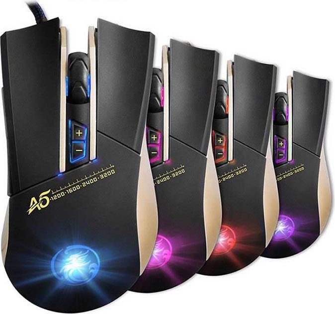 Produktbild JTI Apedra A5 Hochpräzise optische LED-Gaming-Maus - 3200 DPI (Kabelgebunden)