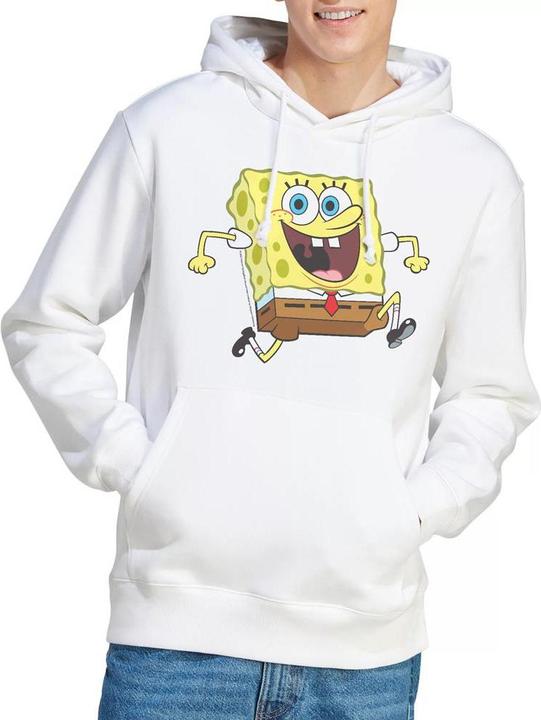 Immagine prodotto Spongebob Squarepants Happy Running Felpa con Cappuccio Uomo (M)