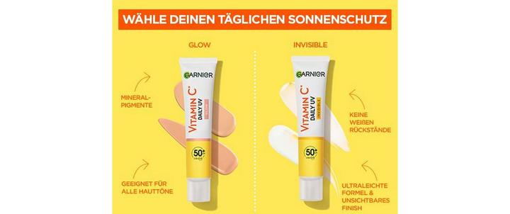 Actual product image Garnier Bright Complete Vitamin C Fluide Tinted (40 ml, Face fluid, SPF 50+)