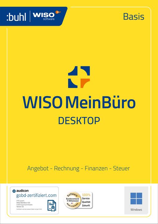 Actual product image Buhl Data Service Buhl Data WISO My Office Desktop Basic 365 ESD (1 User, 12 months)