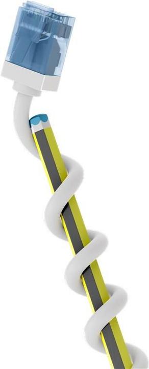 Immagine prodotto Goobay Cavo patch CAT 6A ultraflessibile, sottile, U/UTP, bianco (U/UTP, CAT6a, 1 m)