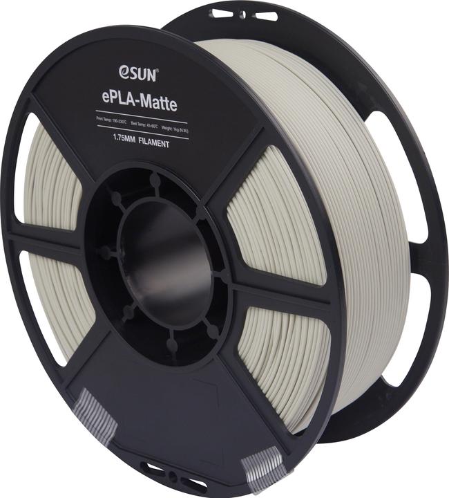 Produktbild eSUN ePLA-Matte Light Khaki Filament 1.75mm 1Kg (PLA, 1.75 mm, 1000 g, Grün, Grau)