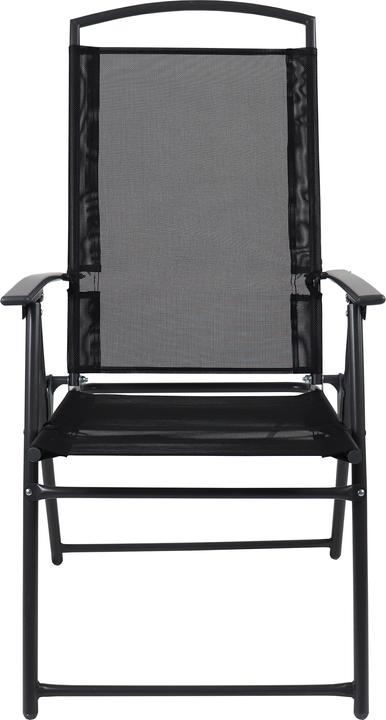 Actual product image VCM 4 pcs garden chair high chair textilene foldable