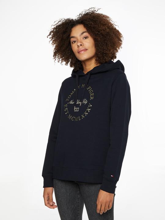 Immagine prodotto Tommy Hilfiger Felpa con cappuccio isolante Reg Metallic Roundall da donna (XS)