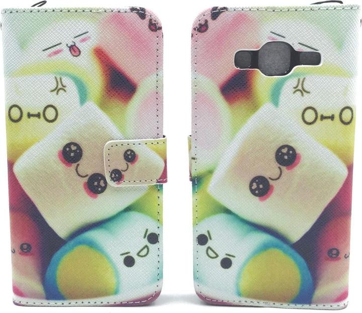 Produktbild König Design Schutz Handy Hülle für Samsung Galaxy J3 (2016) Case Cover Tasche Wallet Etui (Samsung Galaxy J3 (2016))