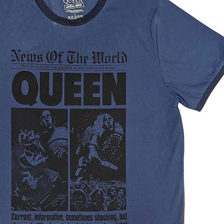 Produktbild Queen News Of The World 40th Front Page TShirt (L)