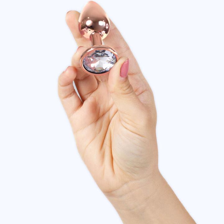 Produktbild Secret play Metall Butt Plug Rotgold Kleine Gr?Sse 7 cm