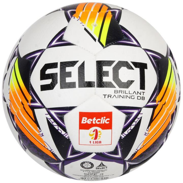 Actual product image Select Piłka nożna Brillant Training DB Betclic 1 Liga v24 biało-pomarańczowo-fioletowa 18763 5 (5)