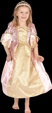 Produktbild Den Goda Fen Royal Princess Dress - Pink (122-128 cm) (F66601) (122, 128)