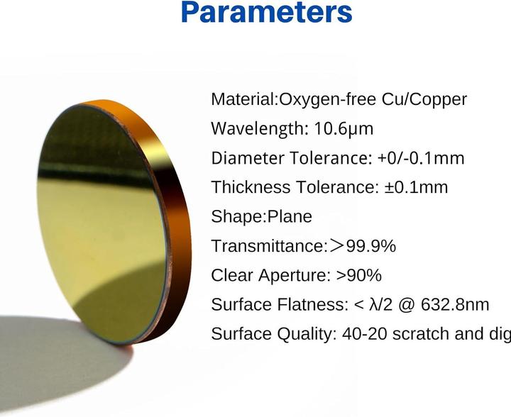 Produktbild MCWlaser CO2 Laser Spiegel-Set