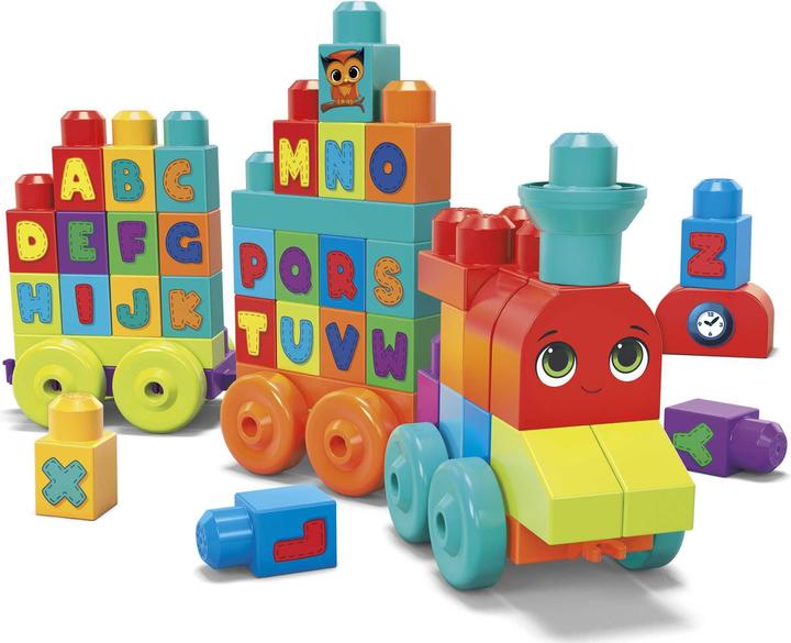 Productafbeelding Mega Bloks ABC Leren Trein (60 stuks)